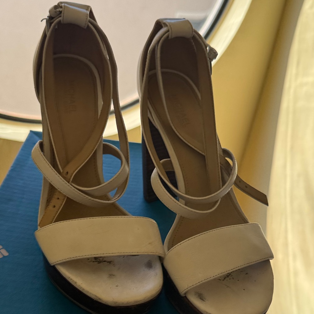 Elegant Cream Women's Heels